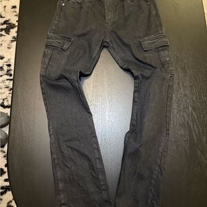 Men's Charcoal flare Jeans
